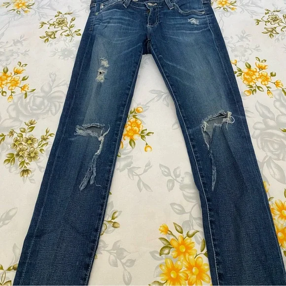 AG Adriano Goldschmied Size 27R Super Skinny Ankle Jean - Picture 2 of 10